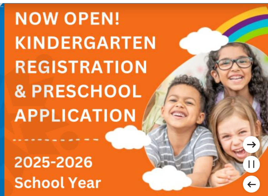  Kindergarten Registration graphic